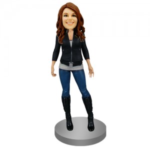custom fashion girl bobblehead