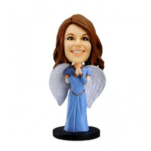 angel personalized bobble head