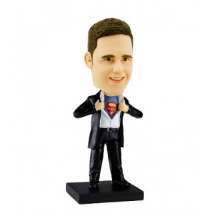 customized bobble head clark kent