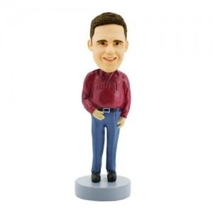 casual man bobblehead custom