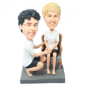 personalised couple bobblehead