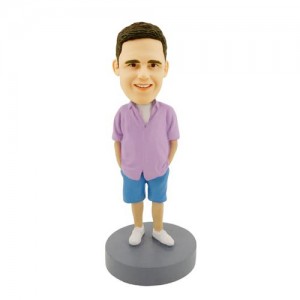 custom bobblehead casual man