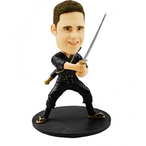 customized ninja bobblehead