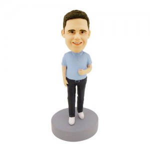 custom casual man bobblehead
