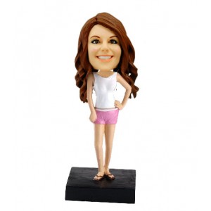 custom bikini beach bobblehead