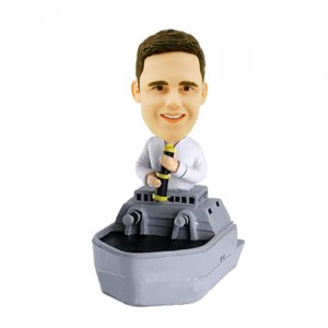 custom warship commander bobblehead