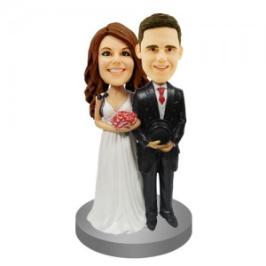 customized wedding bobblehead