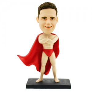 custom naked superman bobblehead
