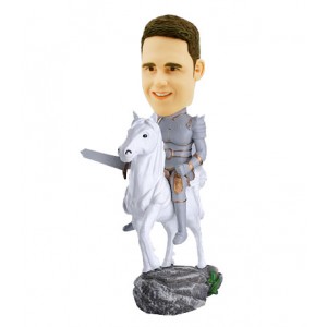 custom royal knight bobble head