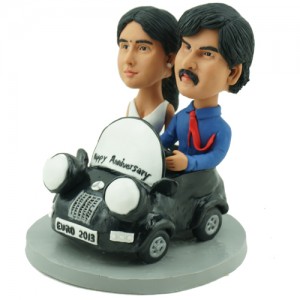 personalised mini couple bobbleheads