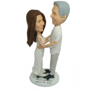 skates couple bobbleheads personalised