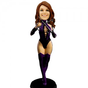 custom bobblehead mileena superlady