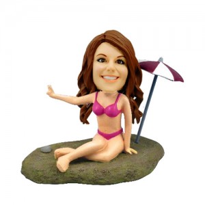 custom sexy bikini girl personalized bobblehead