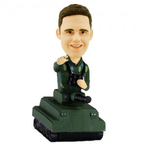 custom tank commander bobblehead