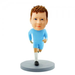 personalised running boy bobblehead