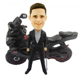 custom motorbike bobblehead