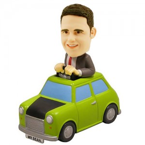 custom funny car driver bobblehead