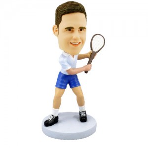 tennis personalized bobble head