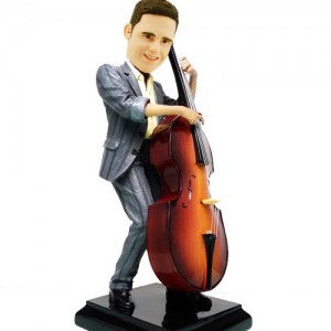 personalised cellist bobblehead