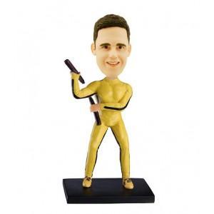 custom bobblehead kongfu fan