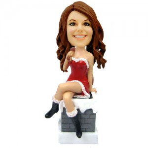 customized christmas bobblehead sexy girl