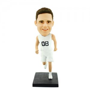 custom bobblehead running man