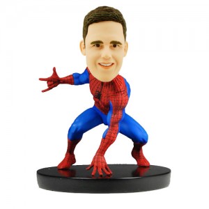 custom spiderman bobble head