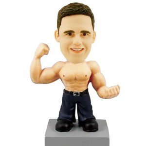 muscle man customized bobblehead