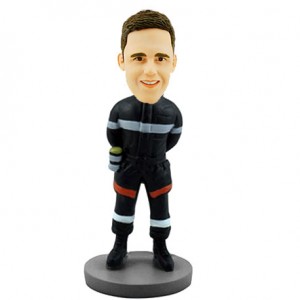 fireman custom bobblehead
