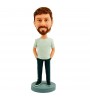 casual man custom bobblehed