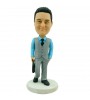 custom bobblehead business man in weskit