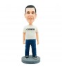 custom bobblehead casual man