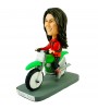 custom bobblehead dirt bike female