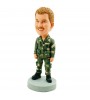 custom bobblehead wearing camouflage clothing