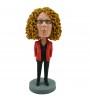 custom casual female bobblehead doll
