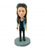 custom fashion girl personalised bobblehead