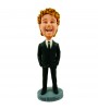 custom male colleague bobble head doll