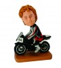 custom motorcyclist bobblehead