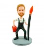 custom plasterer bobblehead