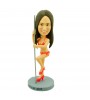 custom sexy girl pole dancing bobblehead