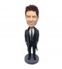 custom smart boss bobble head
