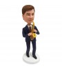 custom saxophone player bobblehead