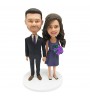 custom formal wear couple bobbleheads