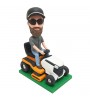custom grass scraper tractor bobblehead