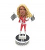 custom sexy racing girl bobblehead