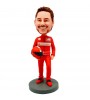 customised F1 Ferrari racer bobblehead