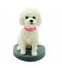 customised bichon frise dog bobblehead