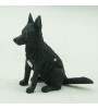 customised black german shepherd bobblehead dog