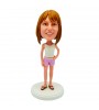 customised casual female bobblehead
