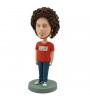 customised casual man bobblehead
